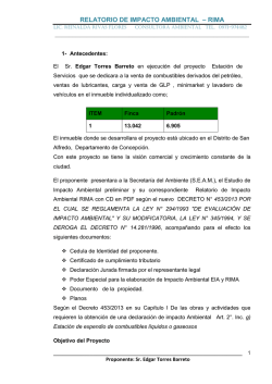 RELATORIO DE IMPACTO AMBIENTAL &ndash; RIMA