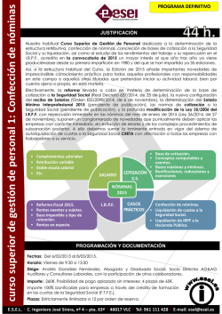 GPI- Confeccion de nominas 2015