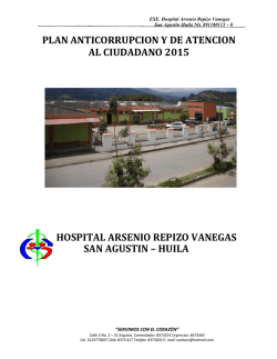 plan anticorrupcion - hospital arsenio repizo vanegas