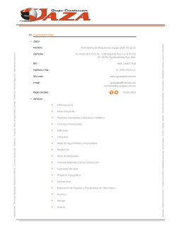 Descargar Curr&iacute;culum - Grupo constructor JAZA