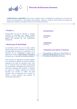 Direcci&oacute;n de RRHH