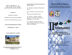 Universidad de Sonora - Departamento de Ciencias Químico