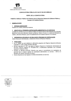 convocatoria pública de cas n° 063-2015-minjus