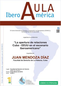 Conferencia Juan Mendoza