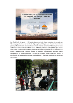 reseña web - CONICET Mendoza
