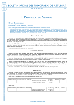 Bolet&iacute;n Oficial del Principado de Asturias