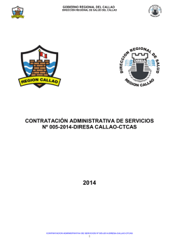 contratación administrativa de servicios nº 005-2014