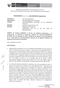 "Decenio de las Personas con Discapacidad en el Perú