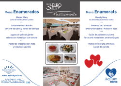 Men&uacute; Enamorados Men&uacute; Enamorats