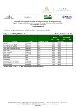 3.3. Reporte diario de precios por menor, Medina Concepci&oacute;n, San