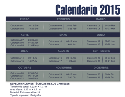 clic para descargar Calendario Catorcenal 2015