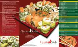 Menu Guntai Sushi