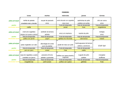 Men&uacute; Febrero 2015