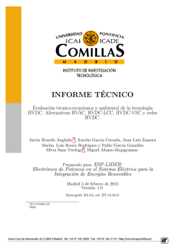 INFORME T´ECNICO - IIT - Universidad Pontificia Comillas