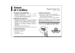 asesor de creditos