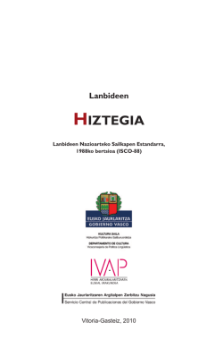 Lanbideen Hiztegia