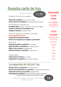 Desc&aacute;rgate el men&uacute; de hoy