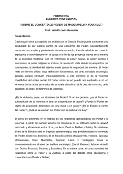 Propuesta para la Electiva Profesional V: SOBRE EL CONCEPTO