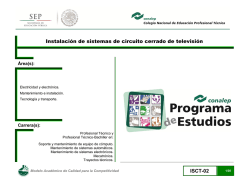 Programa ISCT - Zona EMEC Conalep 150