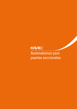 Automatismos para puertas seccionales