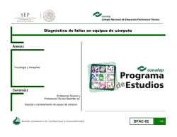 Programa DFAC - Zona EMEC Conalep 150