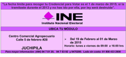 ¿INE - Juchipila