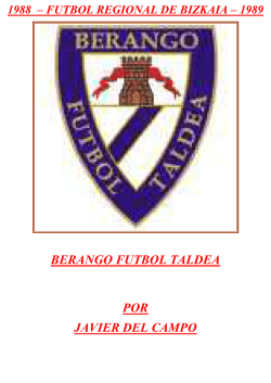 _ 04 _ - 1988 - 1989 - BERANGO FUTBOL TALDEA