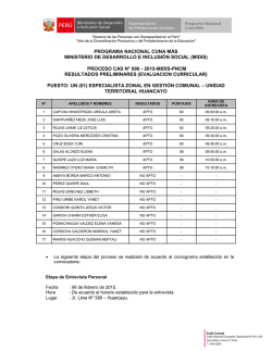 INFORME N&ordm;0171-2009