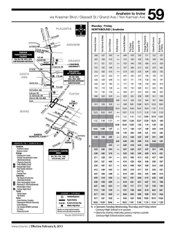 OCTA bus # 59 - Orange County Transportation Authority