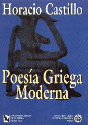horacio castillo poes&iacute;a griega moderna