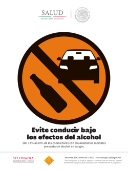 Alcohol y conducción