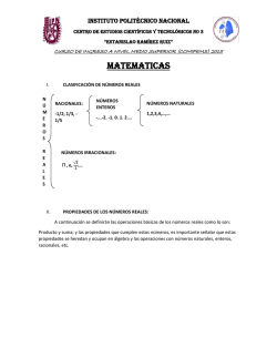 clase1 matemáticas - CECyT 3 - Instituto Politécnico Nacional
