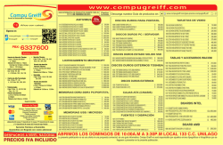 PRECIOS IVA INCLUIDO