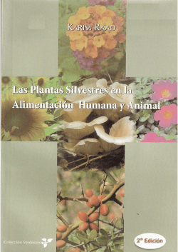 Las Plantas Silvestres en la alimentaci&oacute;n Humana