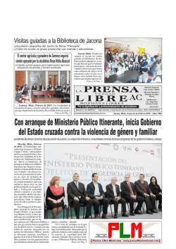 43.PrensaLibre Febrero.16.2015 No.900