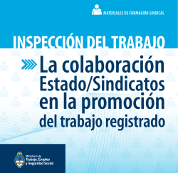 inspecci&oacute;n del trabajo - Ministerio de Trabajo, Empleo y Seguridad
