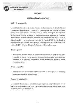 MEMORANDO NO - Ministerio de Finanzas