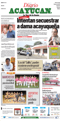 edici&oacute;n impresa - Diario de Acayucan