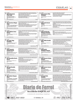 ESQUELAS 45 - Diario de Ferrol