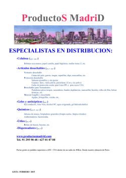 articulos desechables