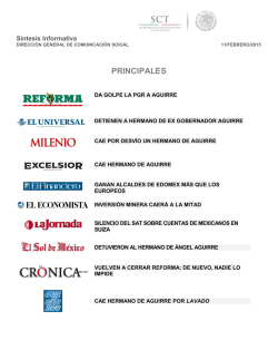 PRINCIPALES - Secretar&iacute;a de Comunicaciones y Transportes