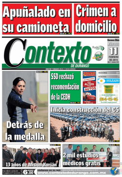 11/02/2015 - Contexto de Durango