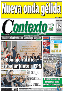 en PDF - Contexto de Durango