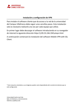 Servicio de Acceso Remoto (VPN)