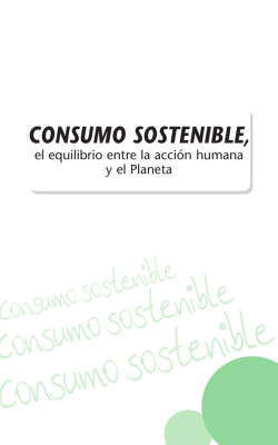 Consumo sostenible