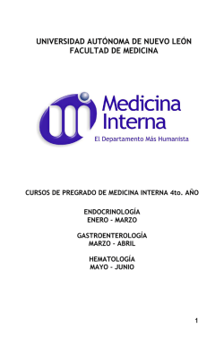 Programa Feb – Julio 2015. - Facultad De Medicina