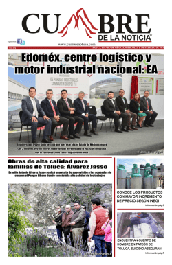Edoméx, centro logístico y motor industrial