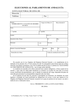 Nombramiento, acuse de recibo, citaci&oacute;n y comunicaci&oacute;n al Juez de