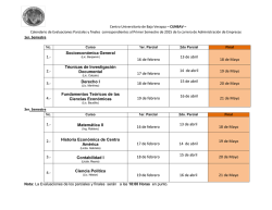horario - Sitios USAC