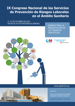IX Congreso Nacional de los Servicios de Prevención de Riesgos